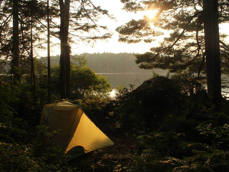 Wild camping in the north east